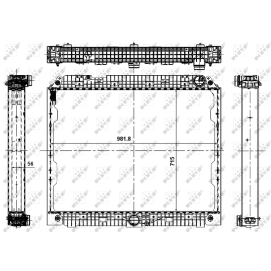 56070 - Radiator, engine cooling 