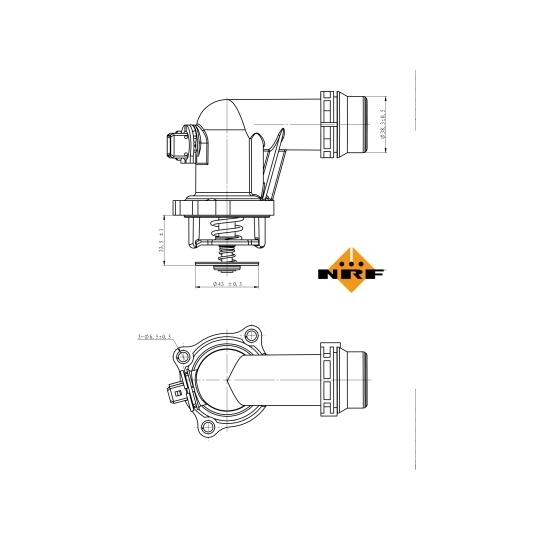 725001 - Thermostat, coolant 