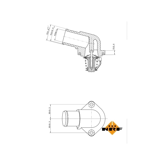 725037 - Thermostat, coolant 