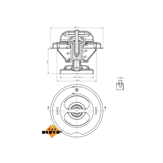 725062 - Thermostat, coolant 