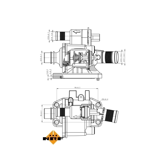 725058 - Thermostat, coolant 