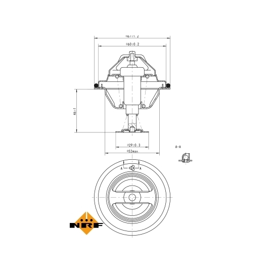 725077 - Thermostat, coolant 