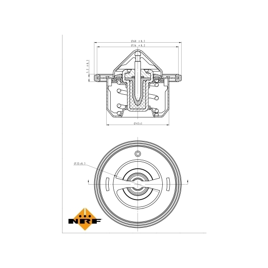 725097 - Thermostat, coolant 