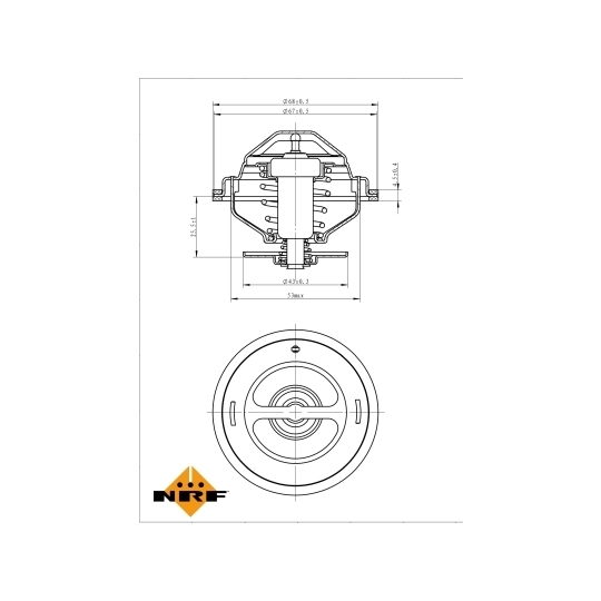 725194 - Thermostat, coolant 