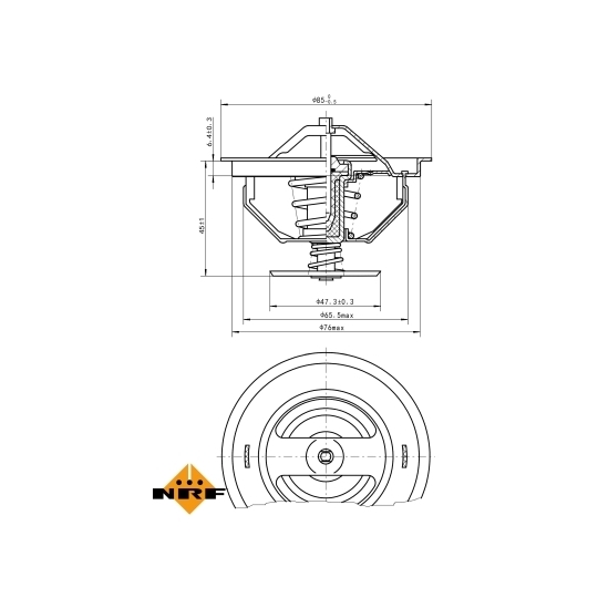 725198 - Thermostat, coolant 