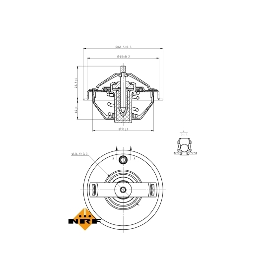 725210 - Thermostat, coolant 