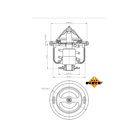 725190 - Thermostat, coolant 