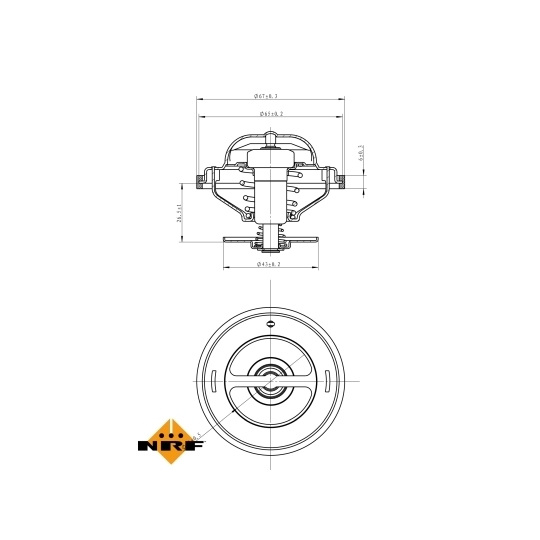 725217 - Thermostat, coolant 