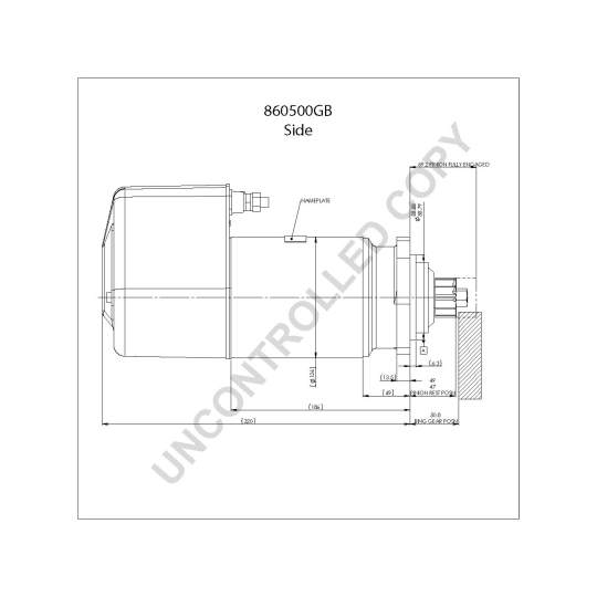 860500GB - Startmotor 