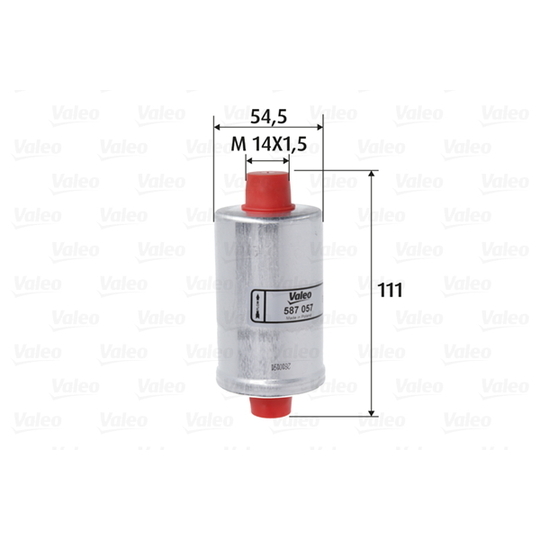 587057 - Fuel filter 