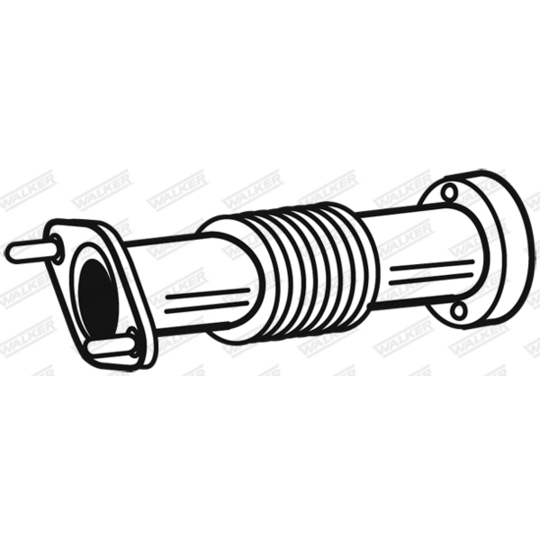 06124 - Corrugated Pipe, exhaust system 