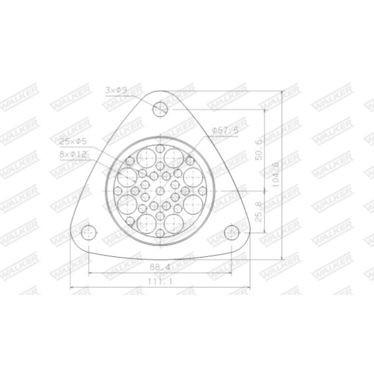 80559 - Gasket, exhaust pipe 