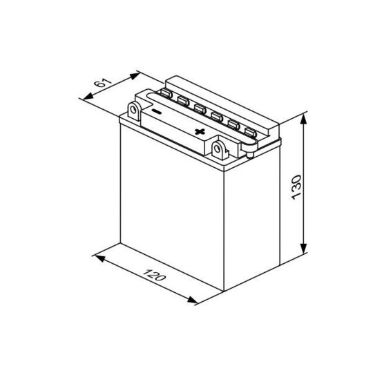 0 092 M4F 180 - Starter Battery 