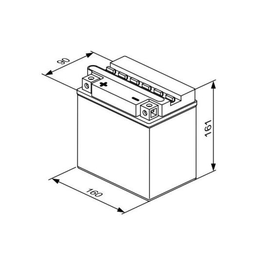 0 092 M4F 390 - Batteri 