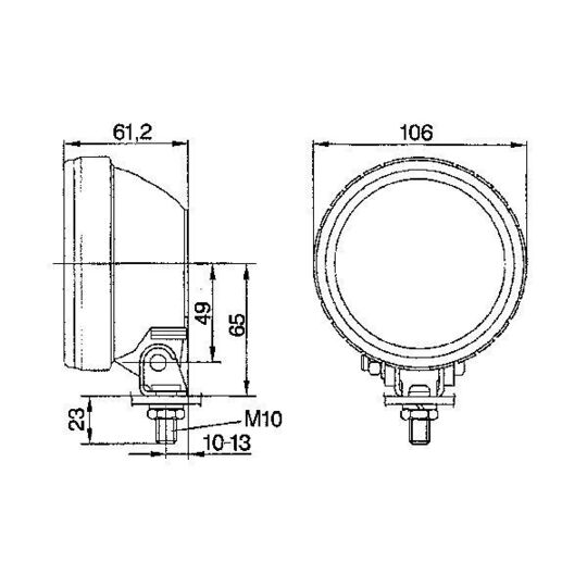 0 305 055 001 - Fog Light 