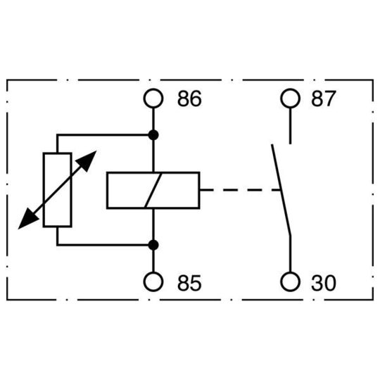 0 332 002 257 - Relay, start repeater 