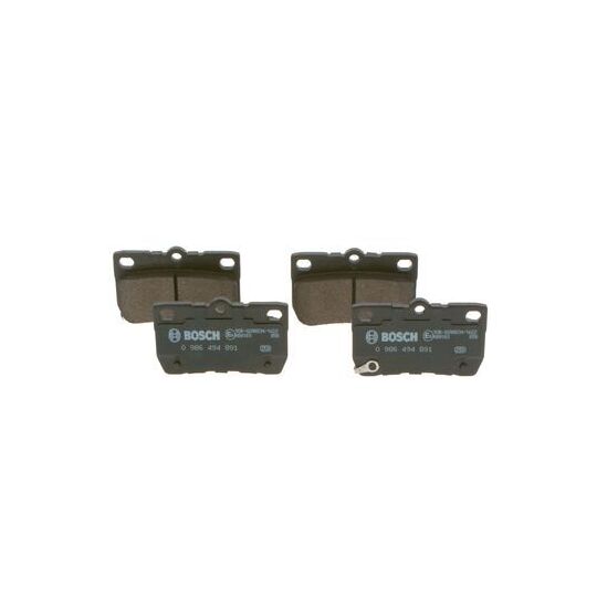 0 986 494 891 - Brake Pad Set, disc brake 