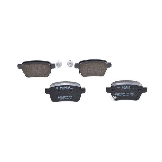 0 986 494 747 - Brake Pad Set, disc brake 