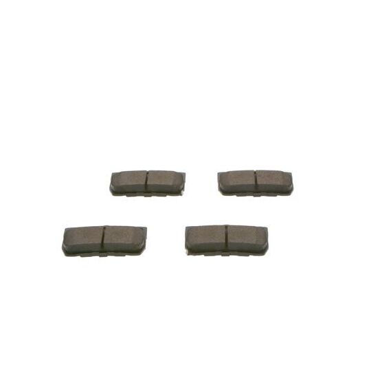 0 986 494 891 - Brake Pad Set, disc brake 