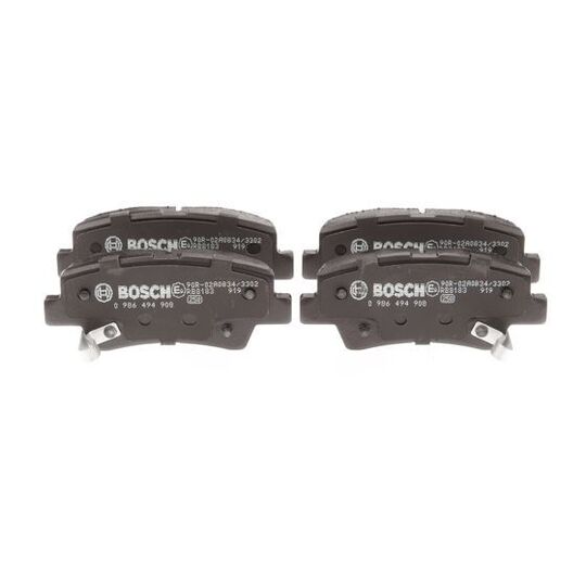 0 986 494 908 - Brake Pad Set, disc brake 