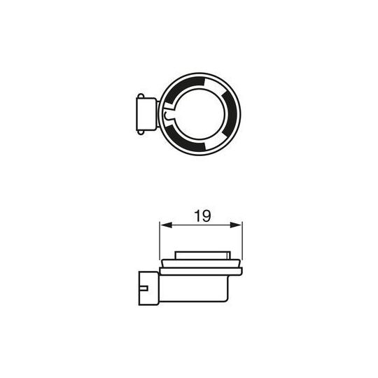 1 987 302 089 - Bulb, fog light 