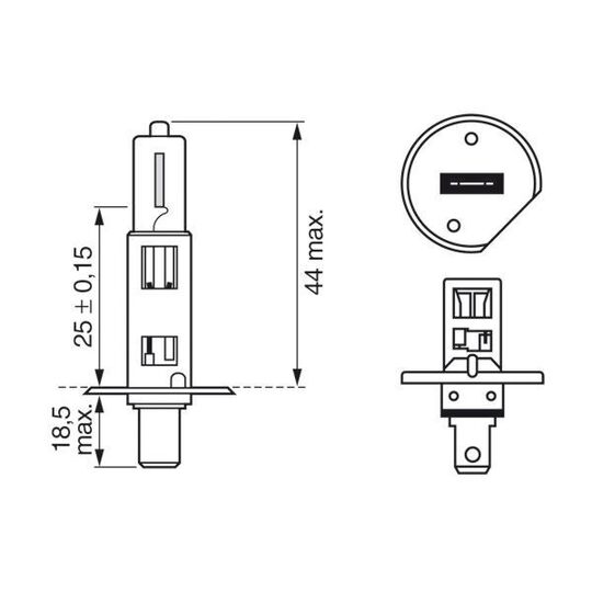 1 987 302 110 - Glödlampa, dimljus 