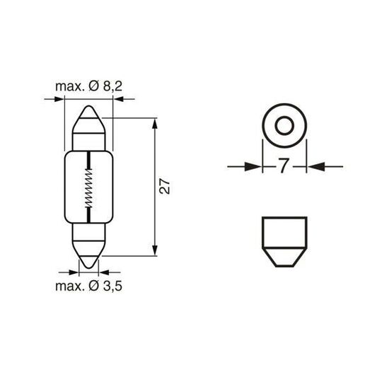 1 987 302 226 - Glödlampa 