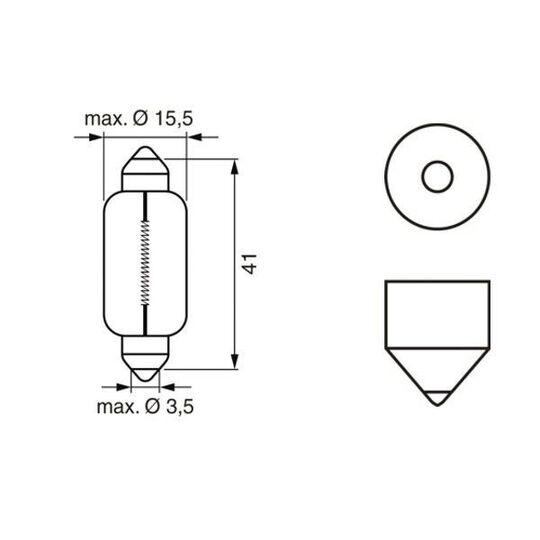 1 987 302 230 - Glödlampa 