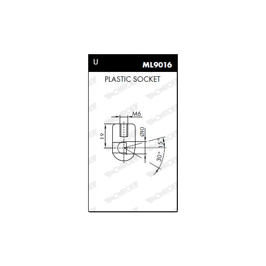 ML5004 - Gas Spring, boot-/cargo area 