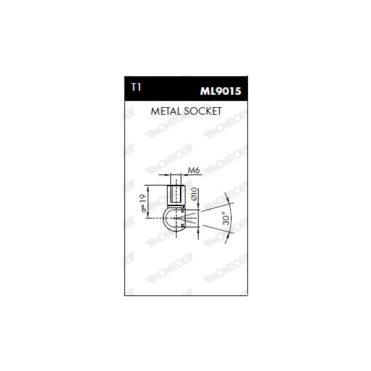 ML5558 - Gas Spring, boot-/cargo area 