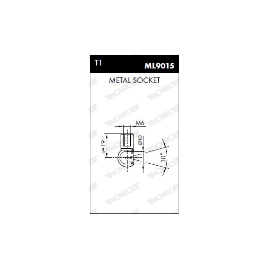 ML5532 - Gas Spring, boot-/cargo area 