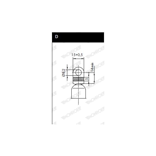 ML5609 - Gas Spring, boot-/cargo area 