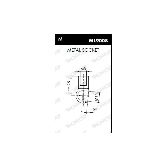 ML5835 - Gas Spring, boot-/cargo area 