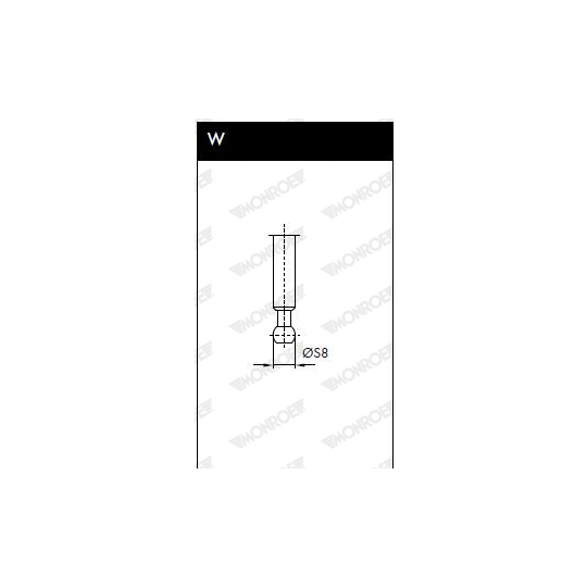 ML5609 - Gas Spring, boot-/cargo area 