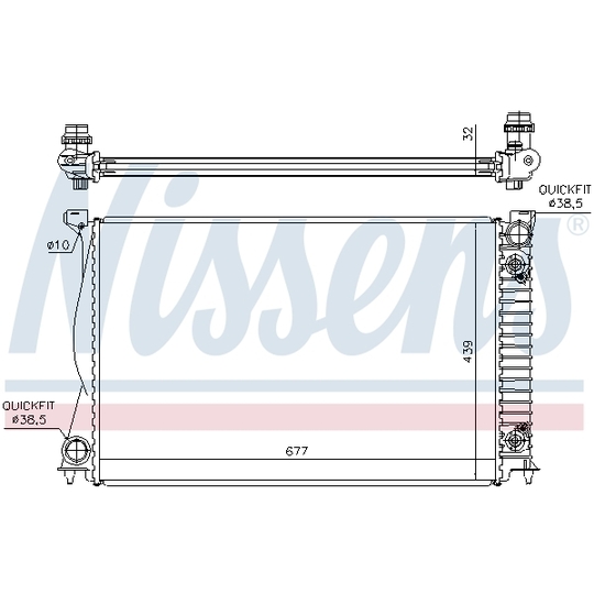 60232A - Radiator, engine cooling 