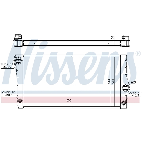 60828 - Radiator, engine cooling 