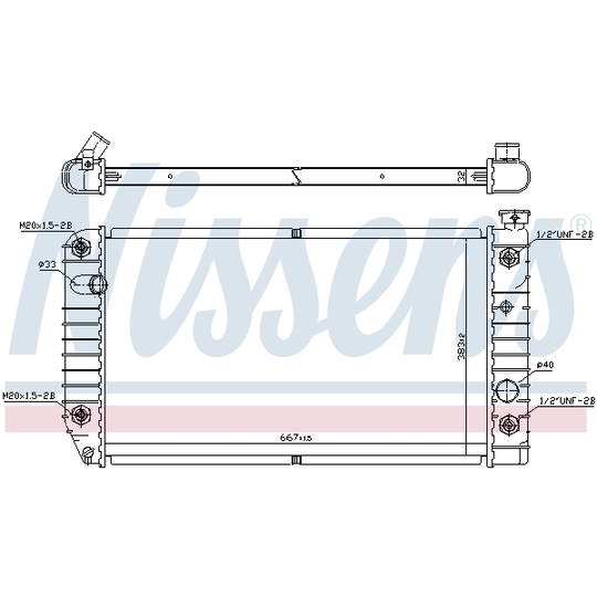 60968 - Radiator, engine cooling 