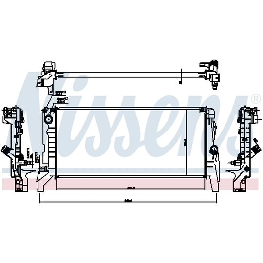 60865 - Radiator, engine cooling 