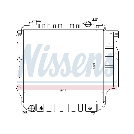 61015 - Radiator, engine cooling 