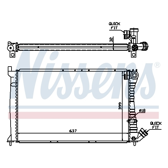 61349A - Radiaator, mootorijahutus 