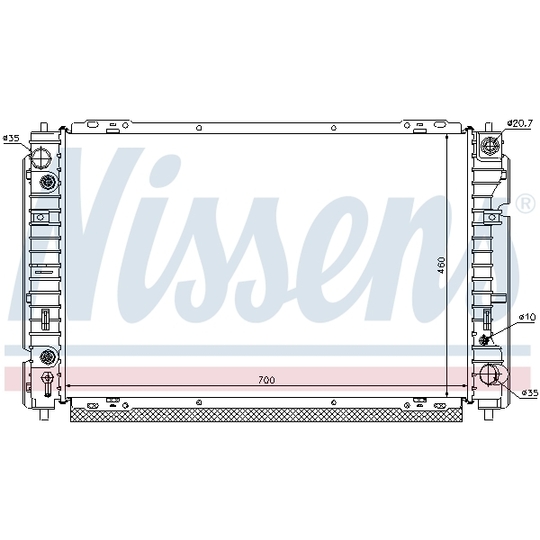 62004 - Radiator, engine cooling 