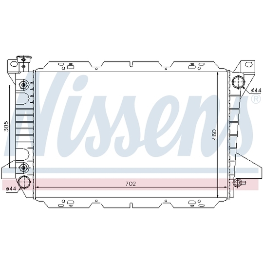 620981 - Radiator, engine cooling 