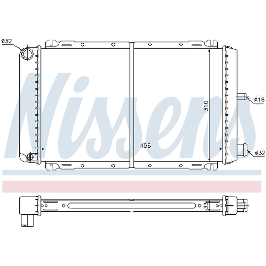 62111 - Radiator, engine cooling 