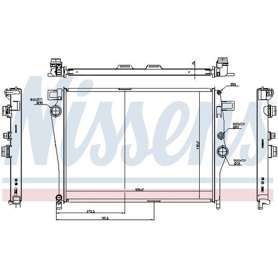 627035 - Radiator, engine cooling 