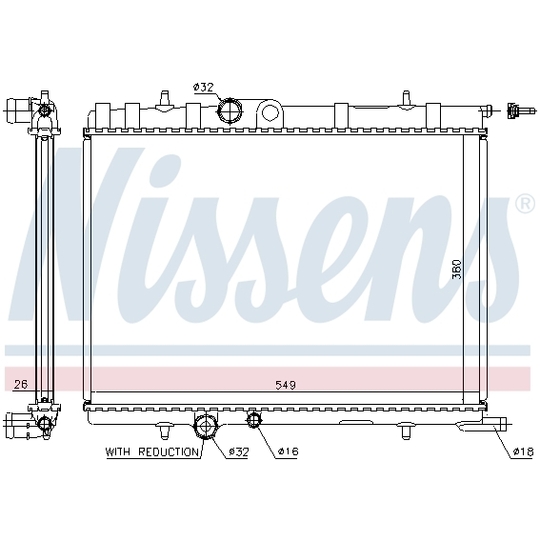 63694A - Radiator, engine cooling 