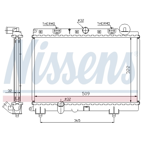 64305A - Radiator, engine cooling 