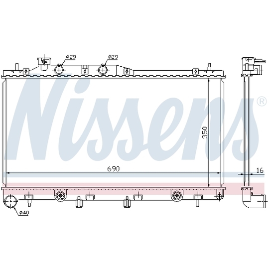 64115 - Radiator, engine cooling 