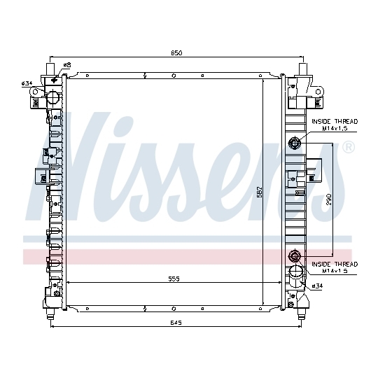 64326 - Radiator, engine cooling 