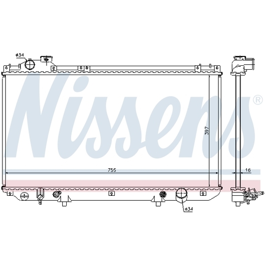 64759 - Radiator, engine cooling 