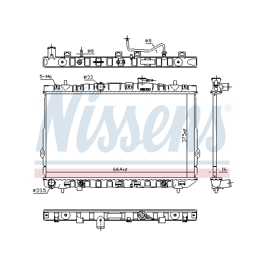 67025 - Radiator, engine cooling 